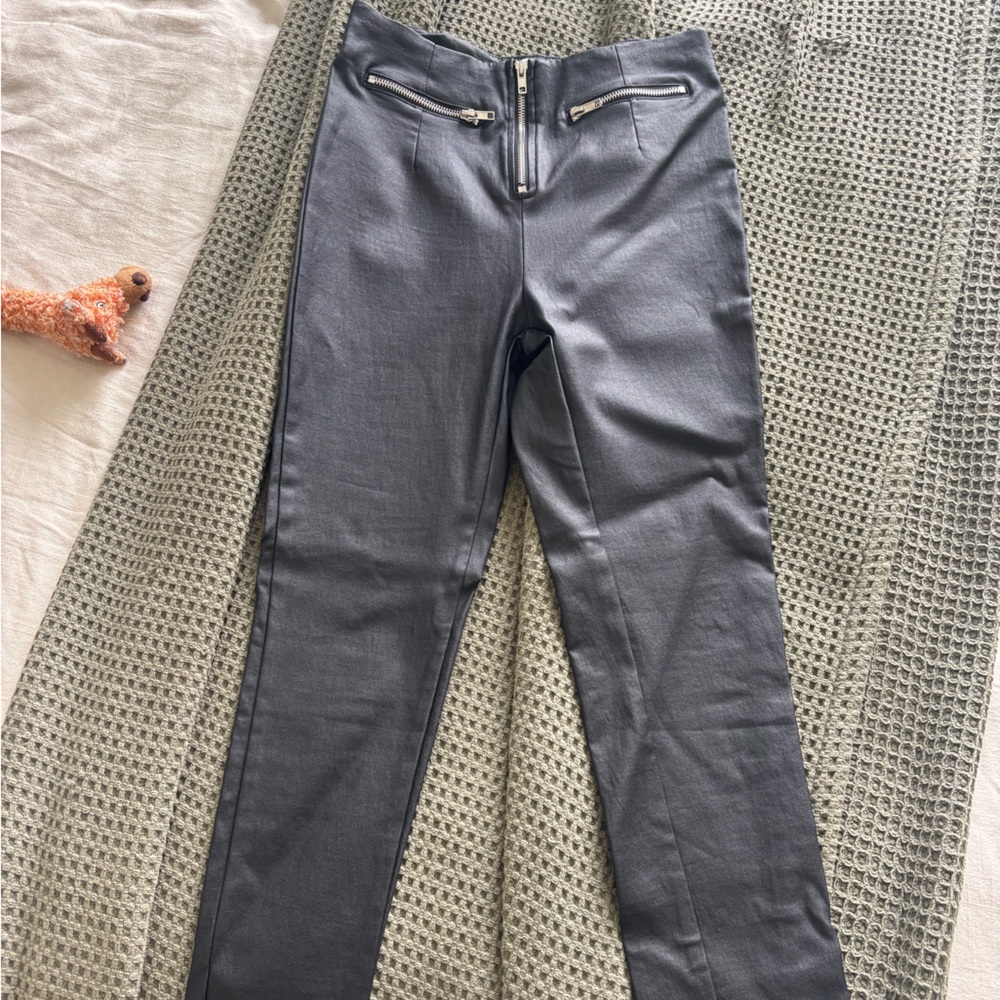 Princess Polly Faux leather zip up pant